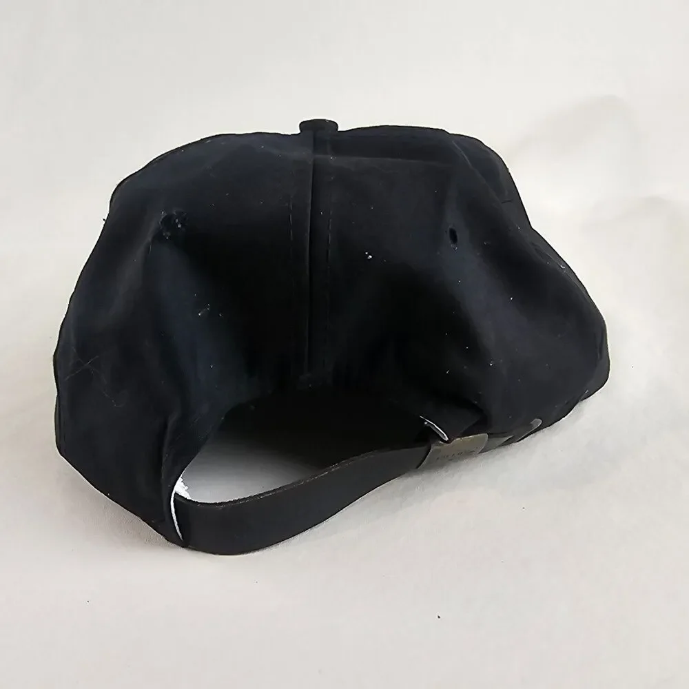 Duct Tape Pro Hat Black Strapback Rope Cap Nissin Made in Philippines Vintage
